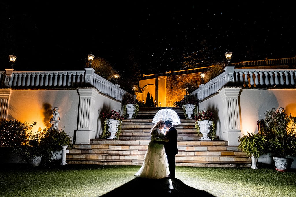 Rain Wedding at the Villa Barone Hilltop Manor